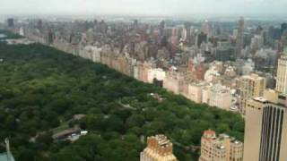 Top of the metropolitan tower new york city , central park.MOV