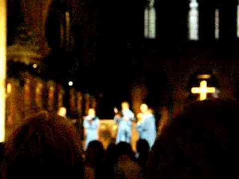 Gregorian Monks Sing in Notre Dame