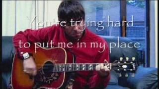 I hope I think I know, with lyrics - Oasis