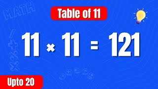 Master the Table of 11 – Learn & Memorize 11 Times Table Easily!