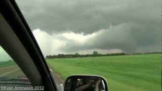 preview picture of video 'Large Violent Tornado in Rice County Kansas HD'