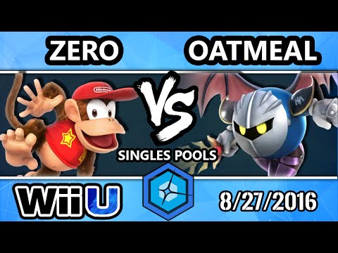 Shine 2016 Smash 4 - TSM | ZeRo (Diddy Kong) Vs. Oatmeal (Metaknight) SSB4 R2 Pools - Smash Wii U