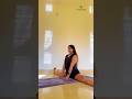 Leg Stretching And Forward Bending Shortvideo Yogasana Yogapose Shorts Yogaurmi Forwardbend