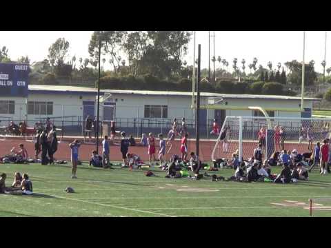 VarB 300m Hurdles vs Huntington Beach 3-23-17 - Los Alamitos Boys