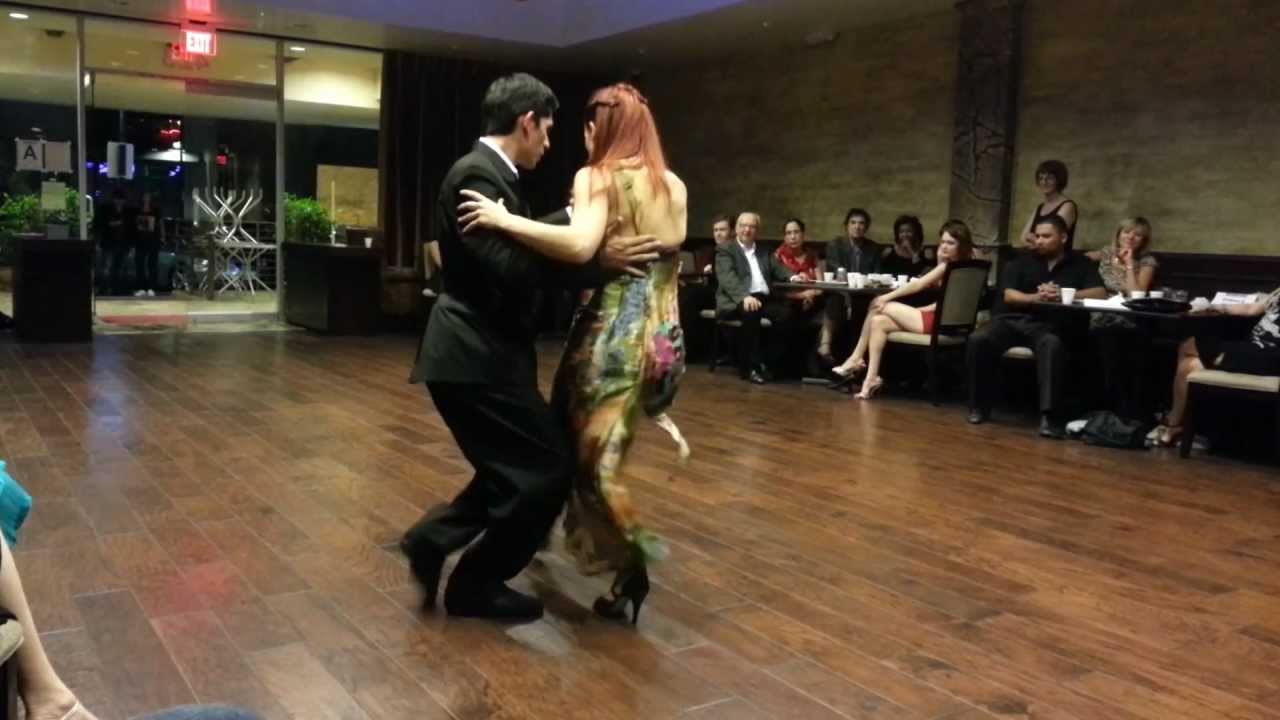 Ivan Terrazas and Sara Grdan in Glendale for Milonga Los Amigos