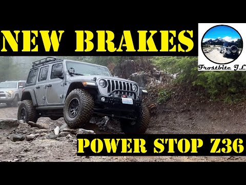 New Power Stop Z36 HD Brakes for JL Wrangler and JT Gladiator Install