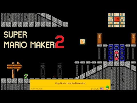 Super Mario Maker 2 - King Boo's Haunted Mansion [GRY-TVK-GDF]
