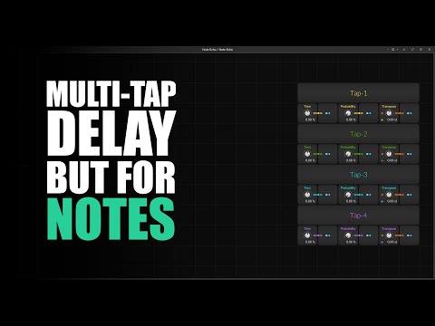 Building a note echo setup in Bitwig's Note Grid