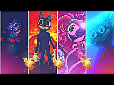 Huggy Wuggy VS Cartoon Cat VS Mommy Long Legs VS Huggy Wuggy / Top Music Games
