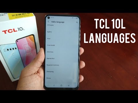 TCL 10L All Supported Languages