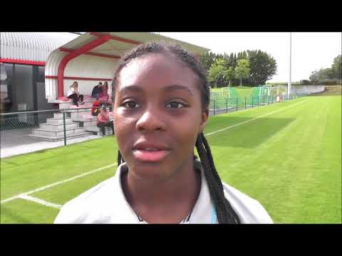 Esther Buabadi na België U17 - Denemarken U17 op 23.08.2017