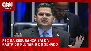 Vídeo: Alcolumbre retira PEC da Segurança Pública da pauta do Senado | HORA H