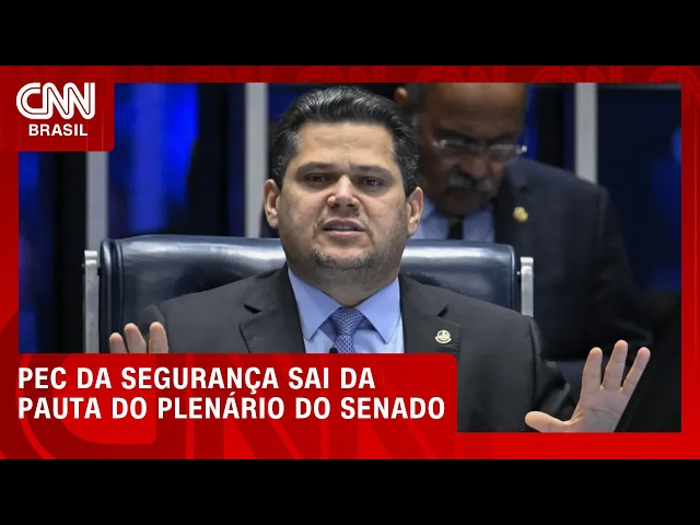 Alcolumbre retira PEC da Segurança Pública da pauta do Senado | HORA H