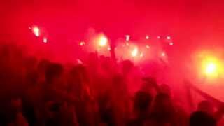 preview picture of video 'Galatasaray - Malaga 35. dakika ultrAslan meşale şov açık tribün (22.07.2013)'