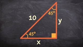 Pc Unit 3 How to find the missing side of a right triangle given a 45 45 90 triangle