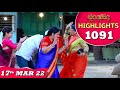 ROJA Serial EP 1091 Highlights 17th Mar 2022 Priyanka Sibbu Suryan Saregama TV Shows Tamil