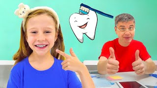 Настя носит брекеты и рассказывает почему это важно