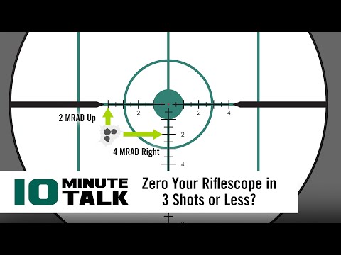 #10MinuteTalk - Zero Your Riflescope in 3 Shots or Less?