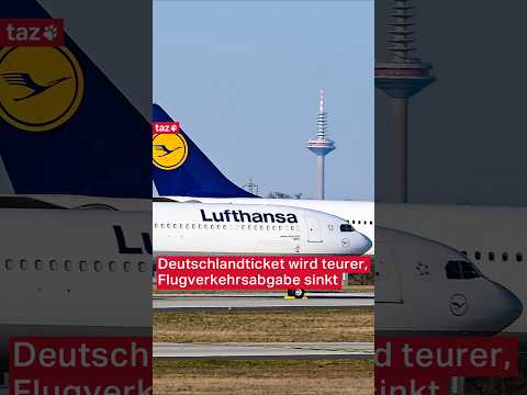 Deutschlandticket wird teurer, Flugverkehrsabgabe sinkt – Die Woche mit Friedrich Küppersbusch