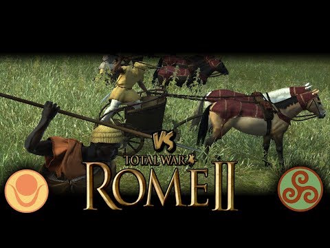 Kush vs Boii (2v2) - Chariot 500 Kills! - Total War: Rome II Quick Battle #14