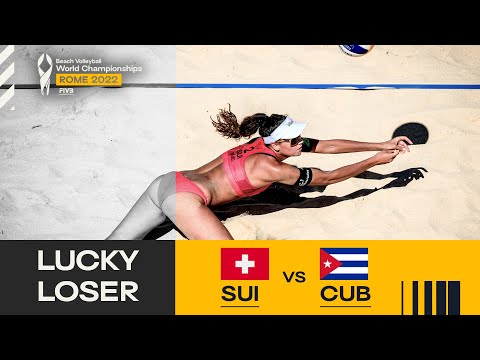 Böbner/Vergé-Dépré, Z. 🇨🇭 vs. Leila/Lidy 🇨🇺 - Lucky Losser  Highlights Rome 2022 #BeachWorldChamps