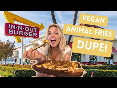 Making In and Out Animal Style Fries At Home | Copycat Vegan Recipe | Heart Healthy Easy Recipe