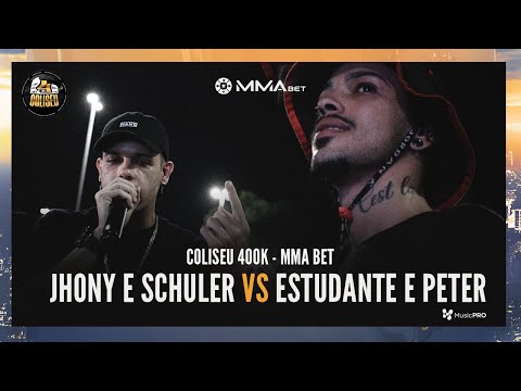 (ACERTOU O DROP 😂) JHONY E SCHULER X ESTUDANTE E PETER DO BUSÃO (ES) - SEMI FINAL - EDIÇÃO MMA BET