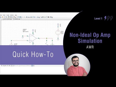 AWR Tutorial: Non-Ideal Op Amp Simulation