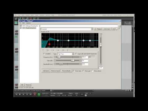 Using ReaEQ to mimic EQ from a large format mixing console