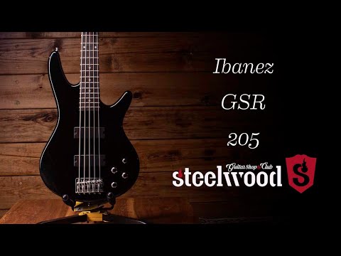 5-струнная бас-гитара IBANEZ GSR205 BK - фото 1 - id-p1876796917