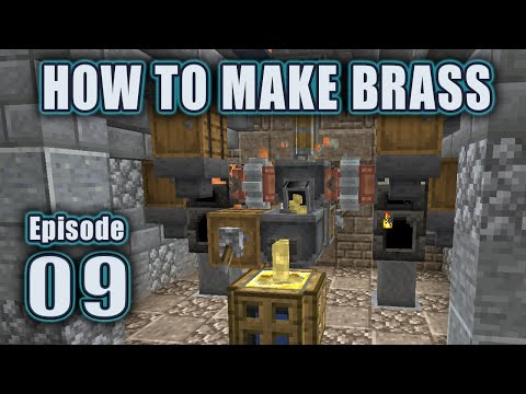 How To Make Brass: Ep 9 - Minecraft Create Above and Beyond