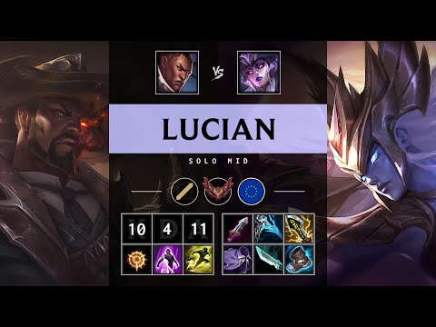 Lucian Mid vs Syndra - EUW Grandmaster Patch 25.19