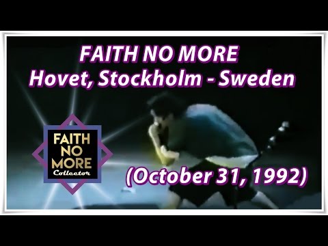 Faith No More | Hovet, Stockholm - Sweden  (October 31, 1992)