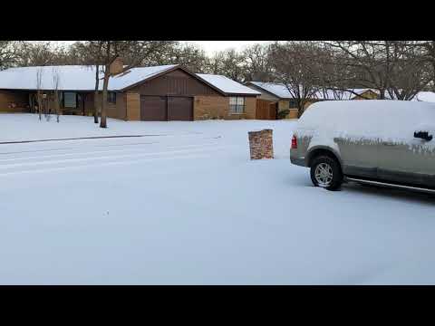 Snow & Historic Cold Weather - Arlington, TX - 02/15/2021
