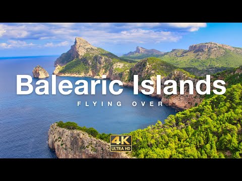FLYING OVER MALLORCA (4K UHD) - Drone Nature / Relaxing Music