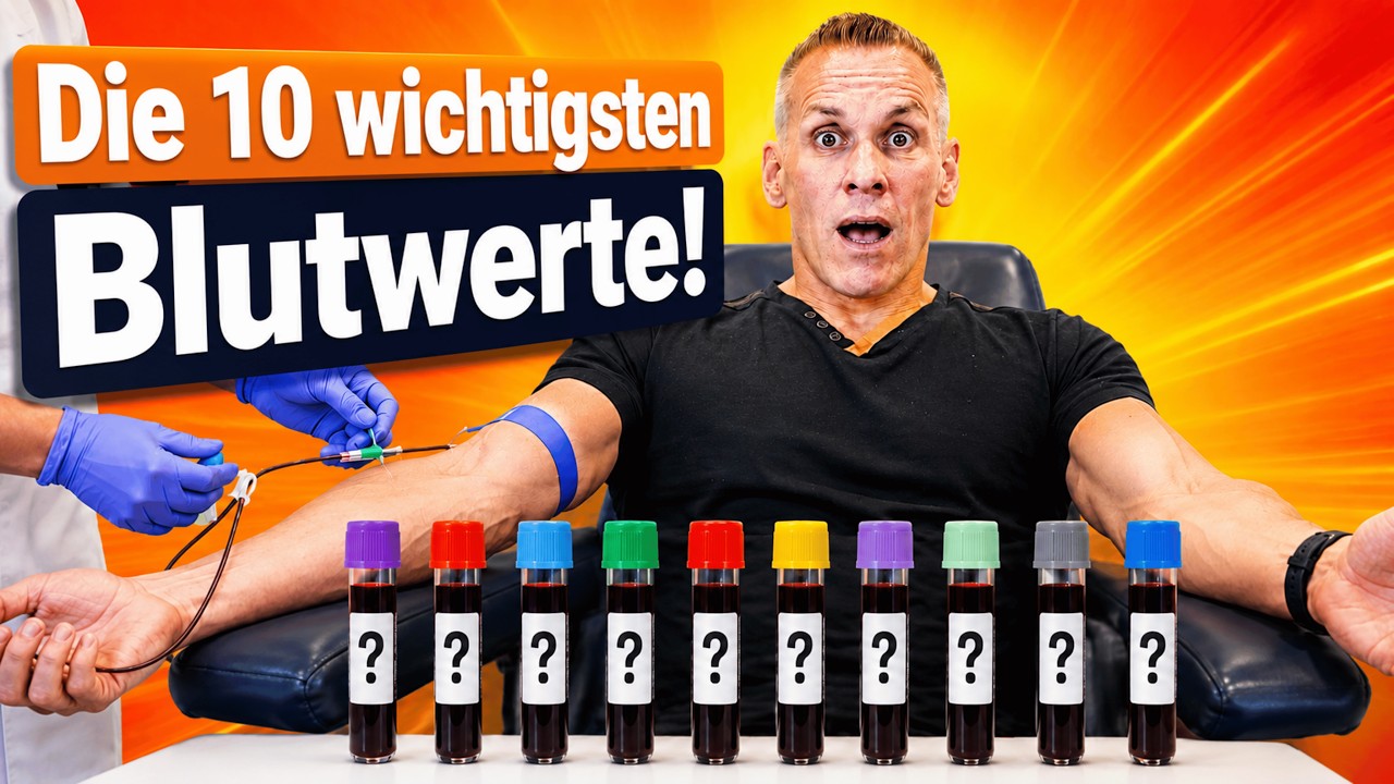 💥 Die 10 wichtigsten Blutwerte 💥 & WIE DU SIE VERBESSERST!