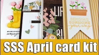 SSS April card kit | unboxing - inspiration - giveaway