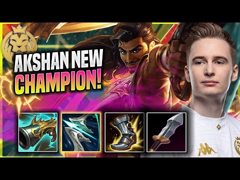 HUMANOID IS A GOD WITH NEW CHAMPION MID! - MAD Humanoid Plays Akshan MID vs Syndra! |