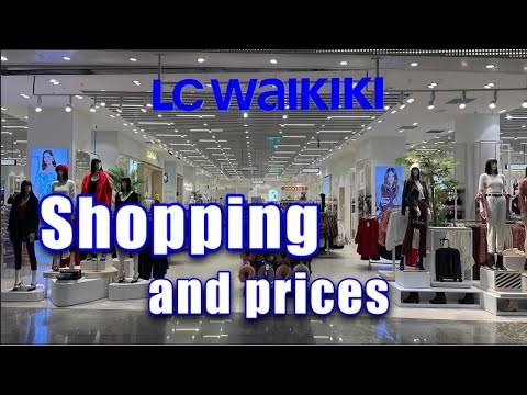 AEROPORTO LC WAIKIKI ISTAMBUL | Lojas francas no aeroporto de Istambul | Agosto de 2023