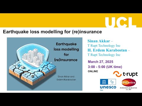 Earthquake loss modelling for (re)insurance