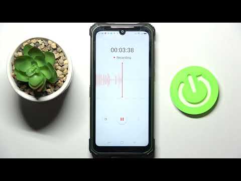 DOOGEE S86 PRO - How to Use Voice Recorder App & Record Sounds