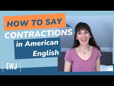 How to Pronounce Contractions in American English | English with Jennifer