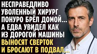 Несправедливо уволенный ХИРУРГ брёл домой… А едва увидел как из дорогой машины выносят СВЁРТОК…