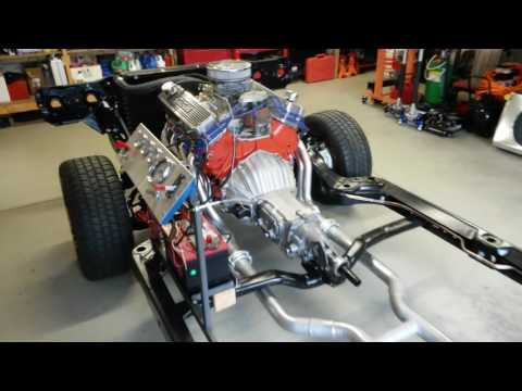 1970 Chevelle 454 Engine running on the frame