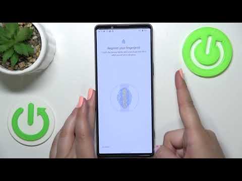 How to Add Fingerprint to SONY Xperia 1 IV - Scan Fingerprint