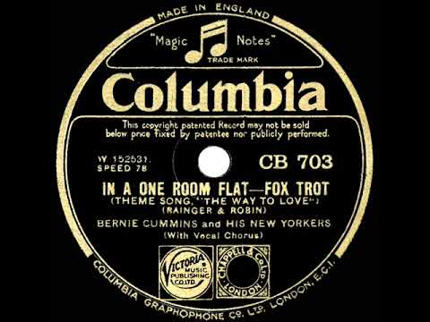 1933 Bernie Cummins - In A One-Room Flat (Bernie Cummins & group, vocal)