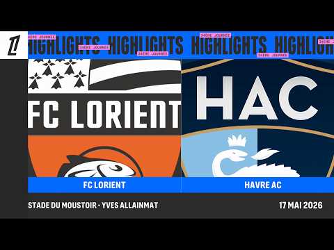 FC Lorient Bretagne Sud 0-2 HAC Athletic Club Football Association Le Havre