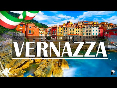 Beautiful Vernazza, La Spezia 4K • Relaxing Italian Music, Instrumental Romantic • Video 4K UltraHD