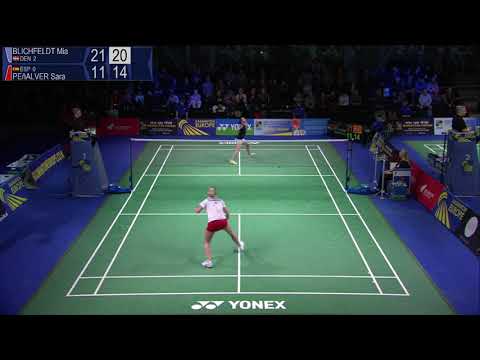 Match point - Denmark (Mia Blichfeldt) vs Spain (Sara Peñalver) - EMTC 2019