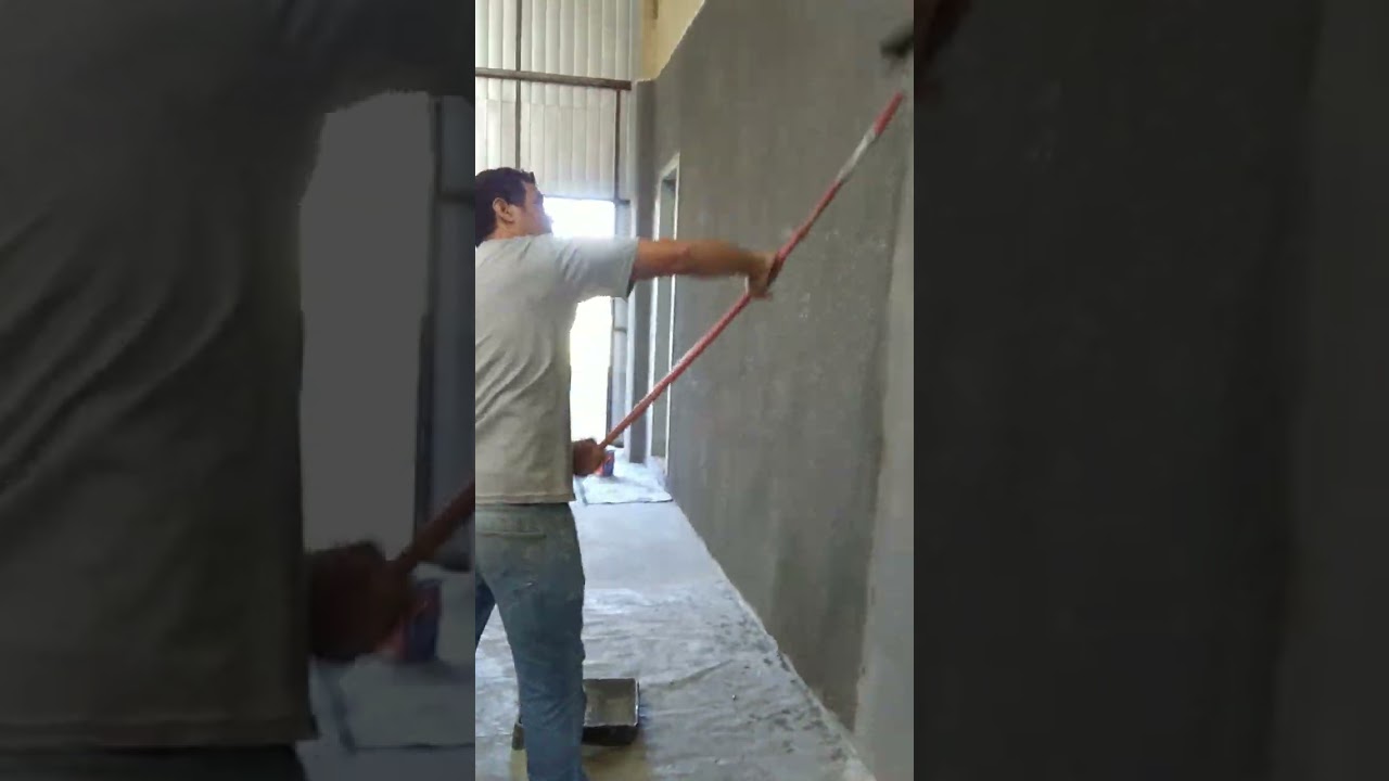 textura projetada feita com rolo